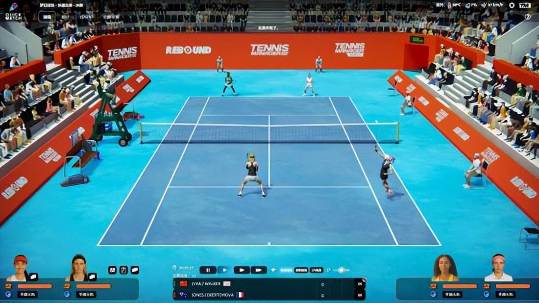 为了跟明星打网球，我决定在游戏中苦练技术.